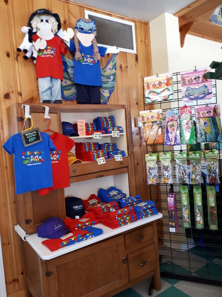 items for sale in the gift shop