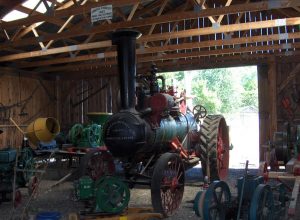 old steam tractor